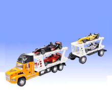 Big Friction Toy Tractor con pequeños coches de fórmula